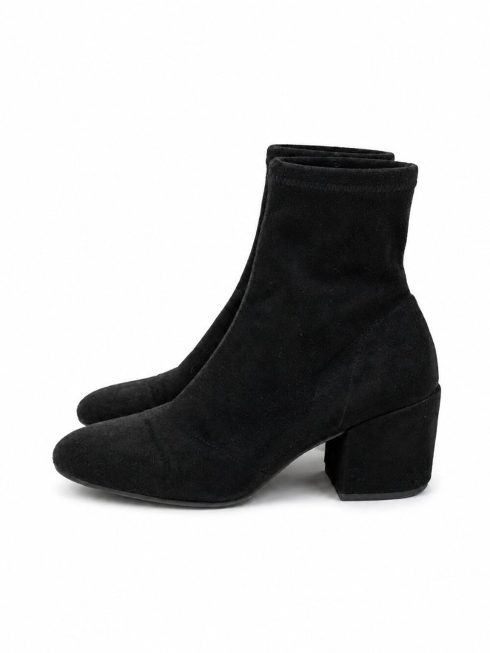 Fergie Black Ankle Sock Boots Black (Size 8.5)